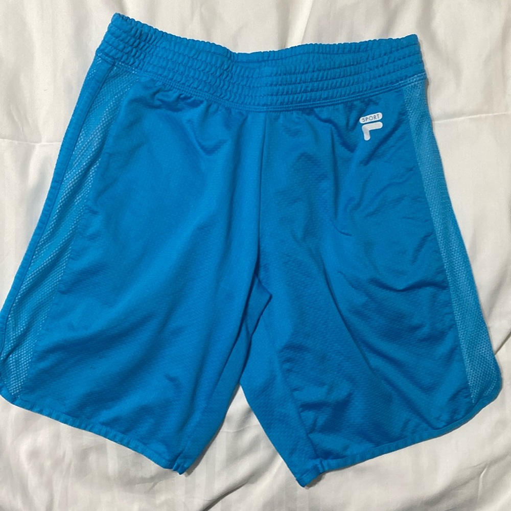 Fila Sport aqua blue girls size m (10/12) shorts.